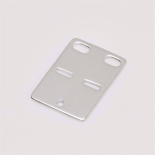 GSD sterling silver dog tag pendant 20x14 mm